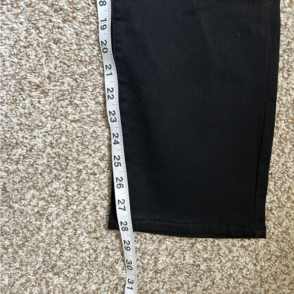 Signature by Levi Strauss Black Mid Rise Straight Simply Stretch Denim Jeans 32 - Picture 13 of 13
